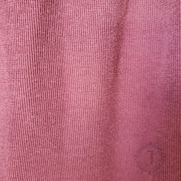 Onque Woman Burgendy Drawstring Sweater Skirt - Picture 4 of 6